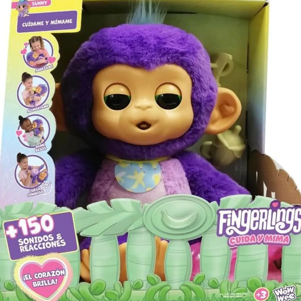 Best - Fingerlings cuida y mima mono Figuras De Acción