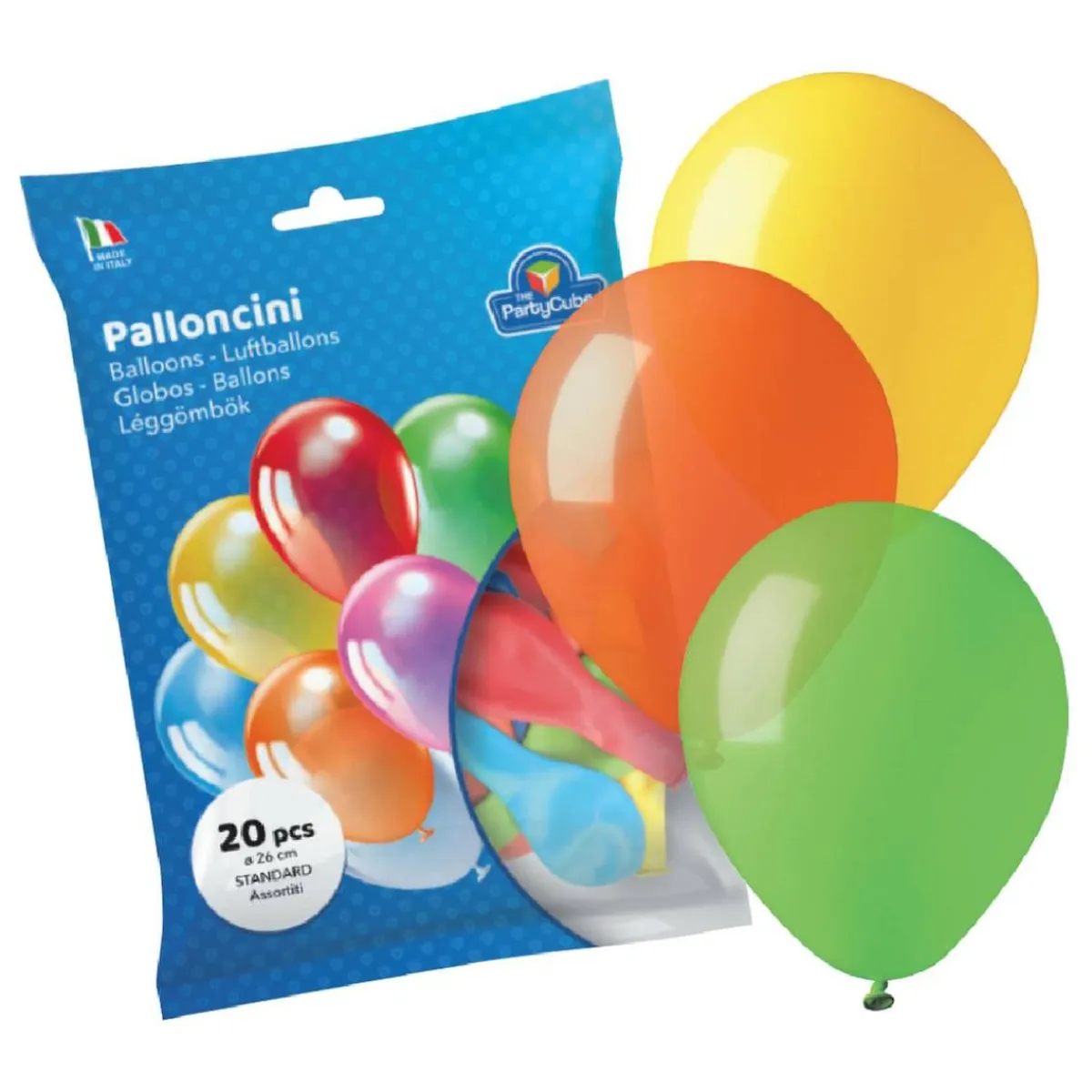 New Bolsa con 20 globos medianos Artículos De Fiesta Y Regalos
