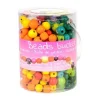 Bote cuentas de madera*Cool Girl New