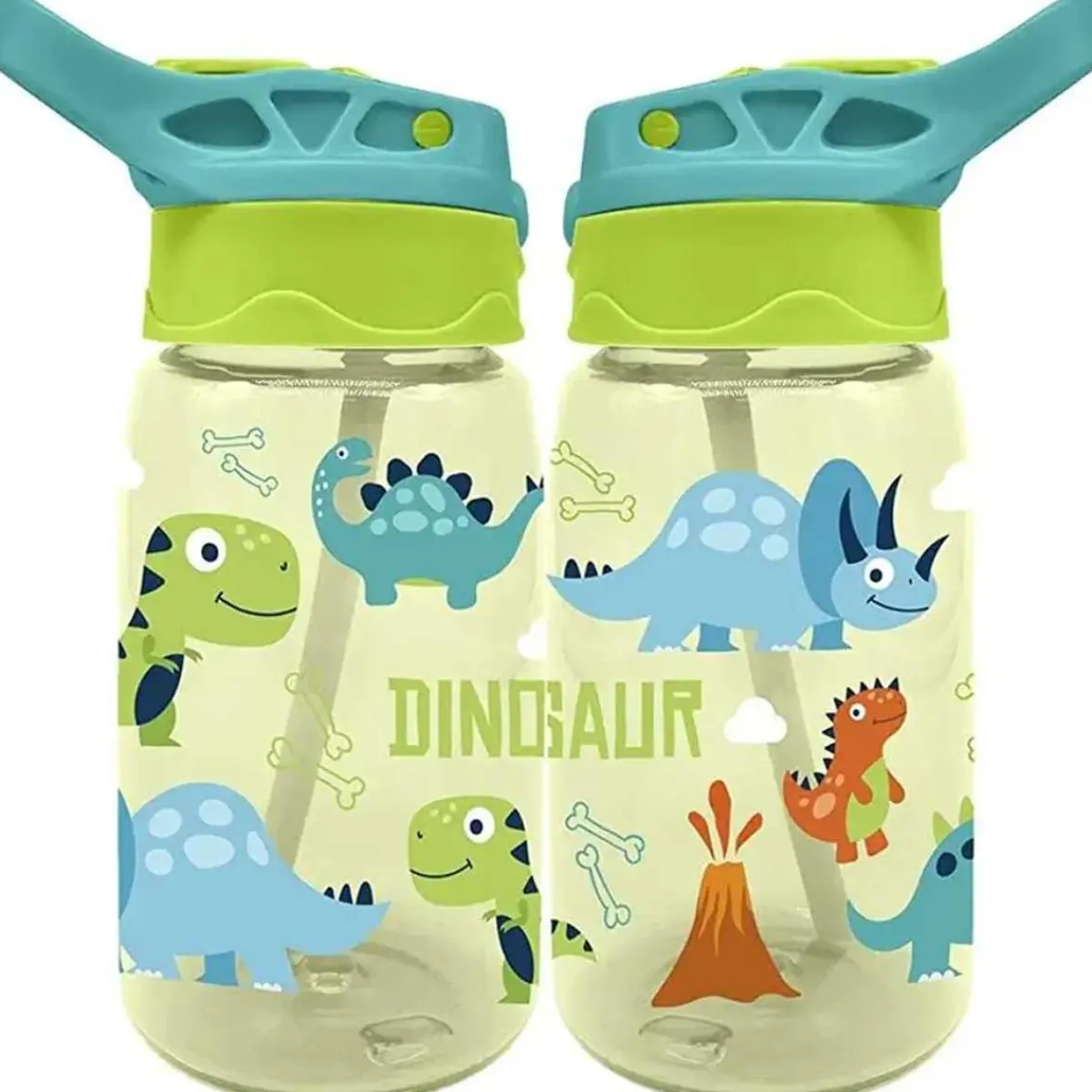 Botella cantimplora infantil de tritan 500ml con diseño de dinosaurio*CLASSICS REVOLUTION, S.L. Online