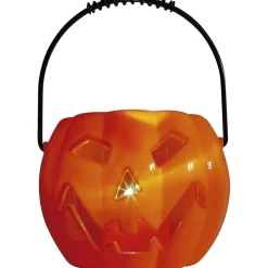 Outlet Calabaza con luz y sonido para decoración de fiestas ㅤ Halloween