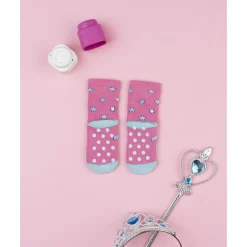 Calcetines antideslizantes fucsia de niña unicornio*Prenatal Hot