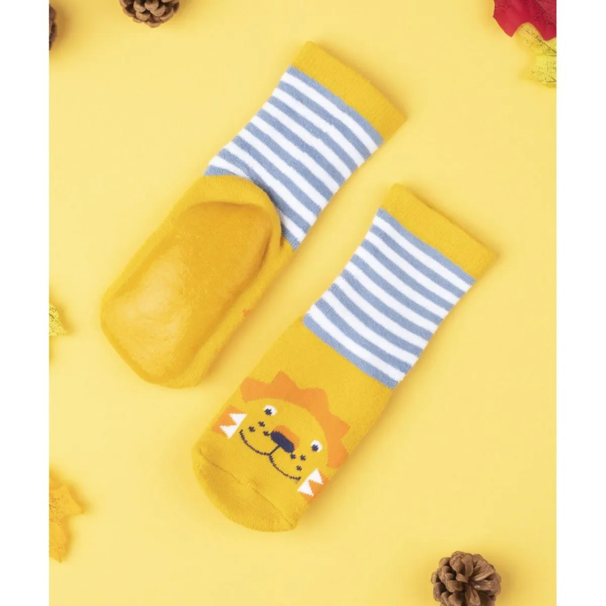 Calcetines antideslizantes niño 'león'*Prenatal Clearance