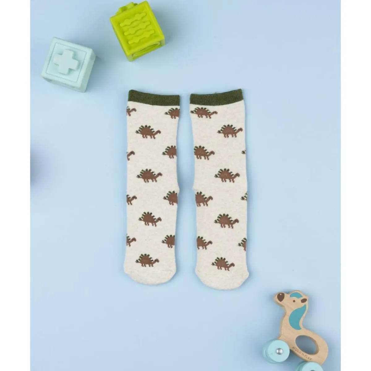 Sale Calcetines antideslizantes beige de niño con dinosaurios Calzado Y Accesorios·Accesorios Y Complementos