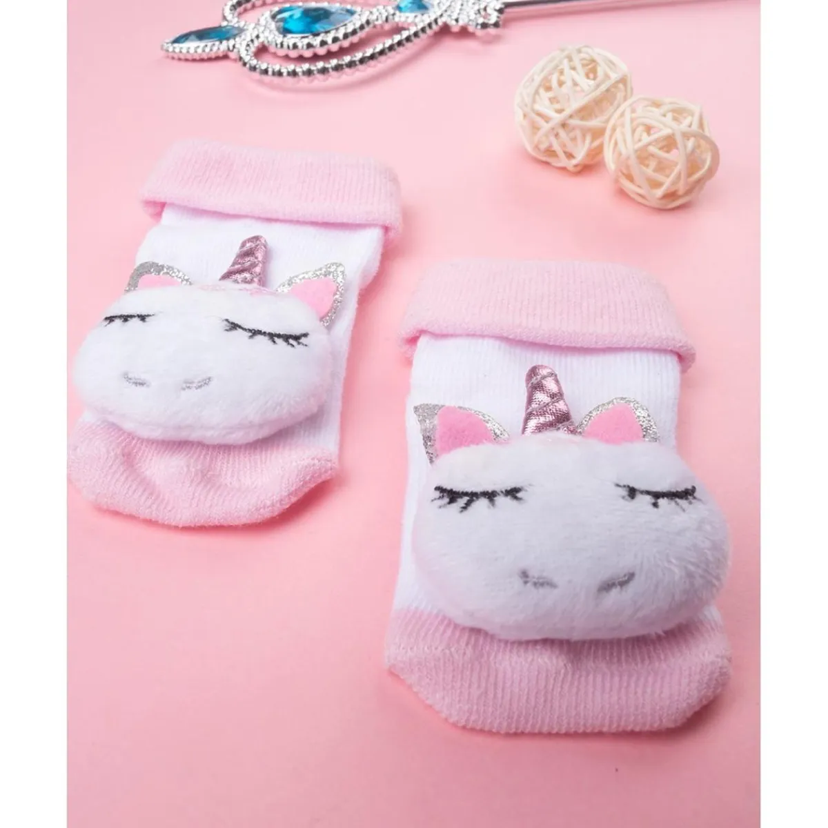 Calcetines Sonajero Bebé "Unicornio"*Prenatal