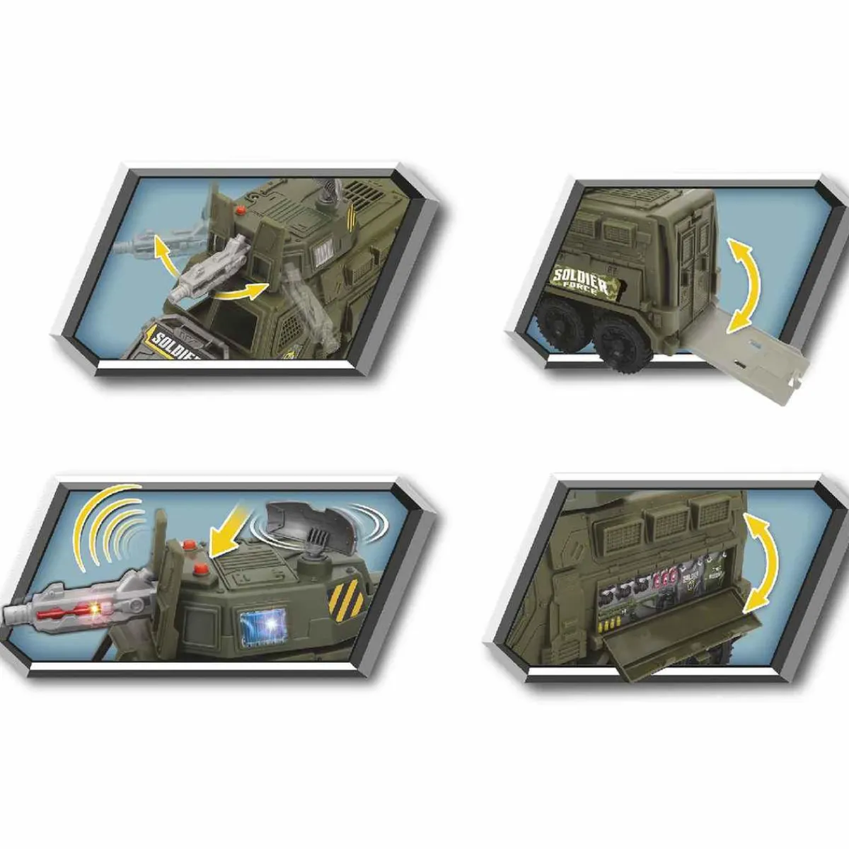 Clearance Camión de comando táctico Figuras De Acción