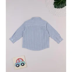 Camisa infantil de rayas blancas/azules*Prenatal New
