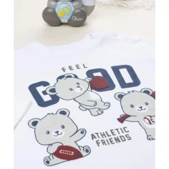 Outlet Camiseta blanca con estampado