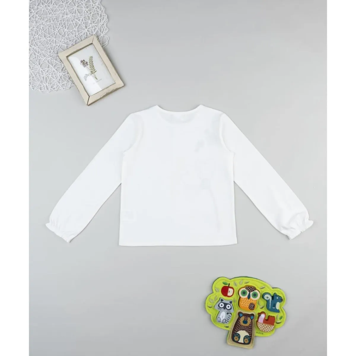 Hot Camiseta blanca con flores niña Niña·Niña 2-10 Años|Niña 2-10 Años·Camisas Y Camisetas