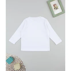Best Camiseta blanca de manga larga para niño Niño·Bebé Niño 3-36 Meses|Bebé Niño 3-36 Meses·Camisas Y Camisetas