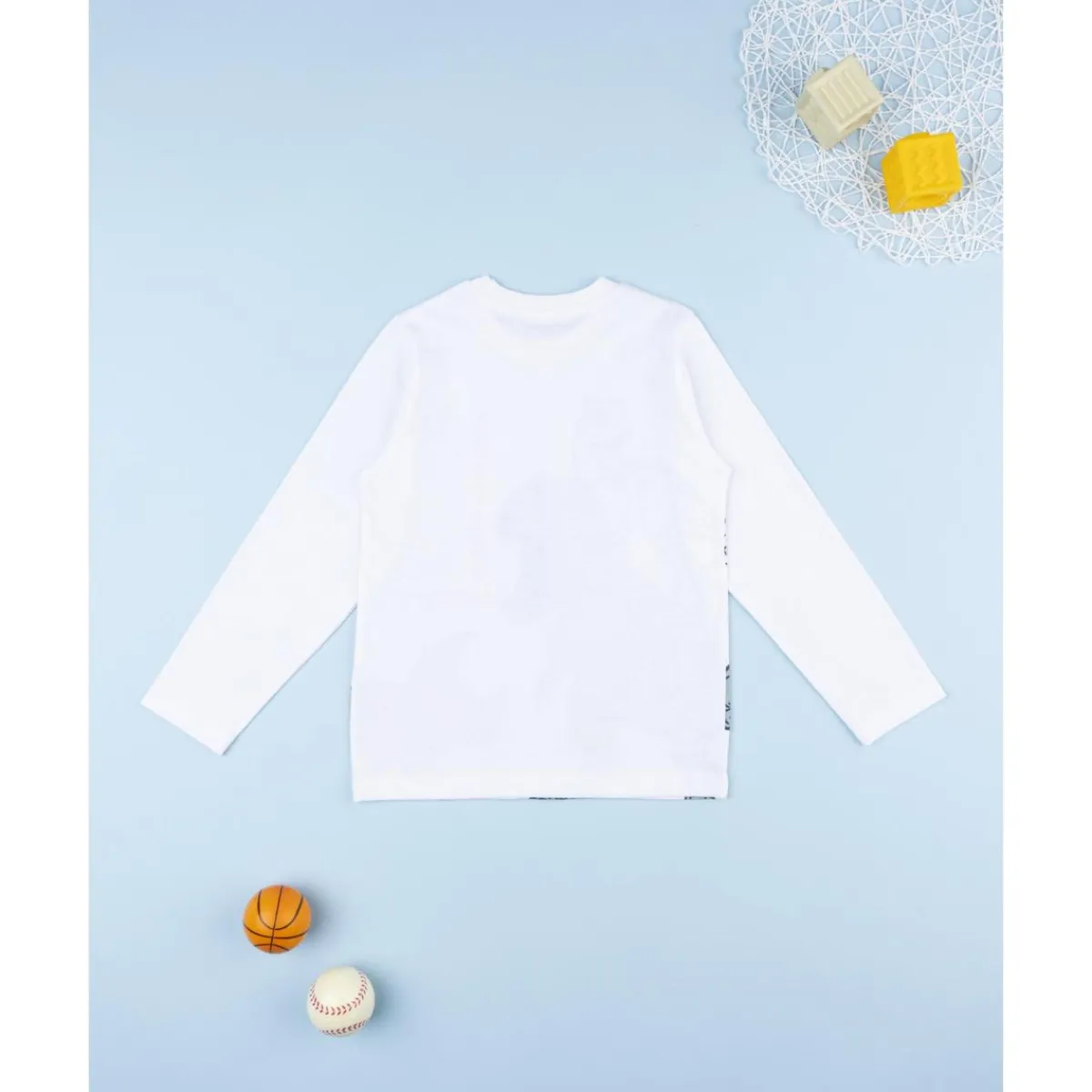Camiseta blanca Dino niño*Prenatal Clearance