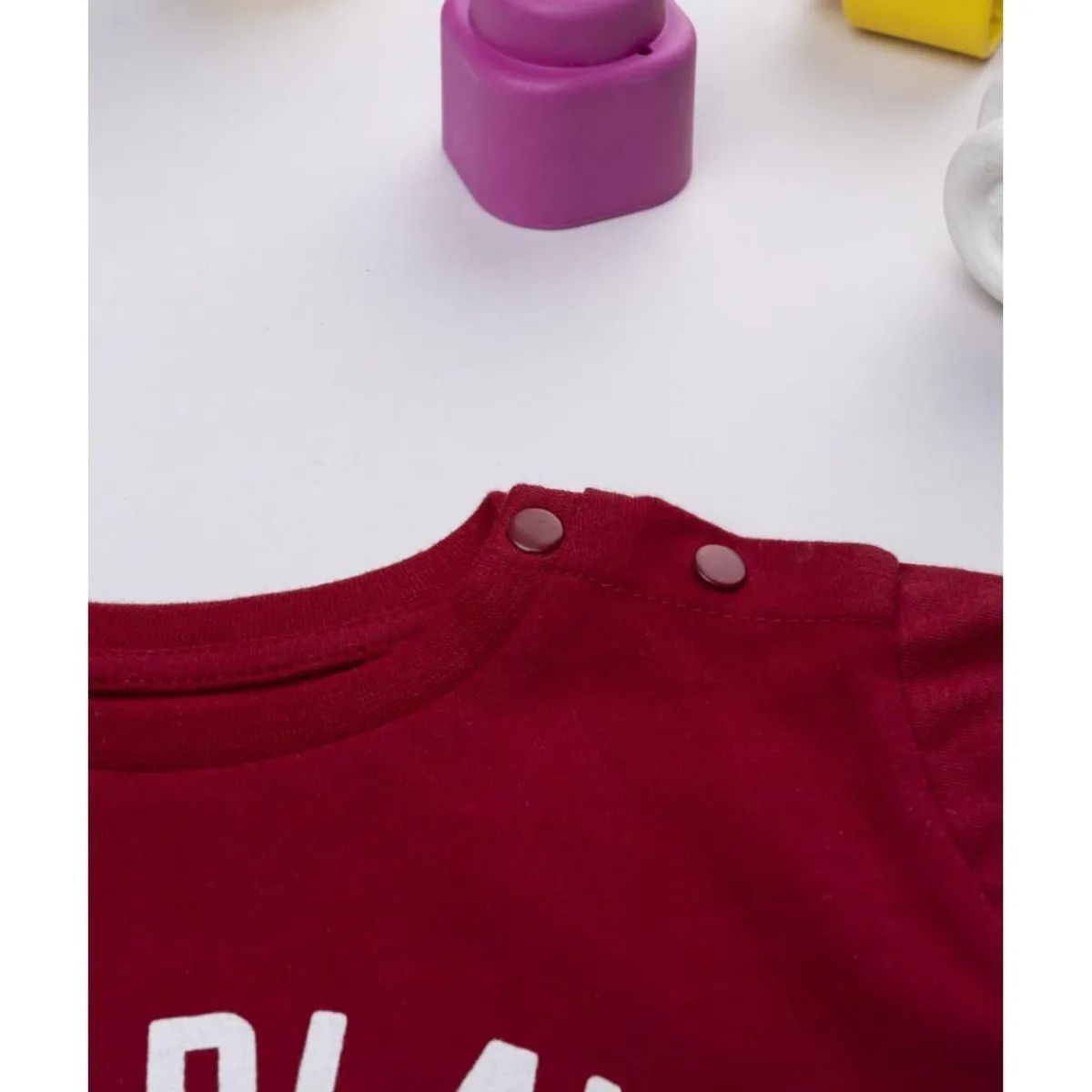 New Camiseta burdeos con estampado "Good Player" Niño·Bebé Niño 3-36 Meses|Bebé Niño 3-36 Meses·Camisas Y Camisetas