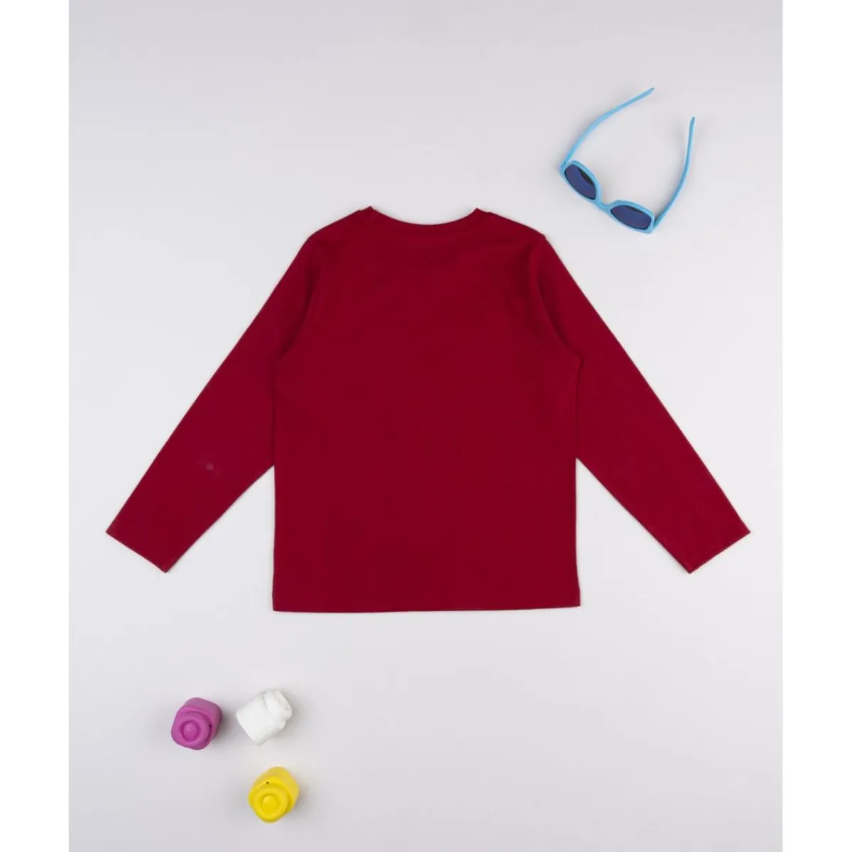 Discount Camiseta burdeos estampada para niño Niño·Niño 2-10 Años|Niño 2-10 Años·Camisas Y Camisetas