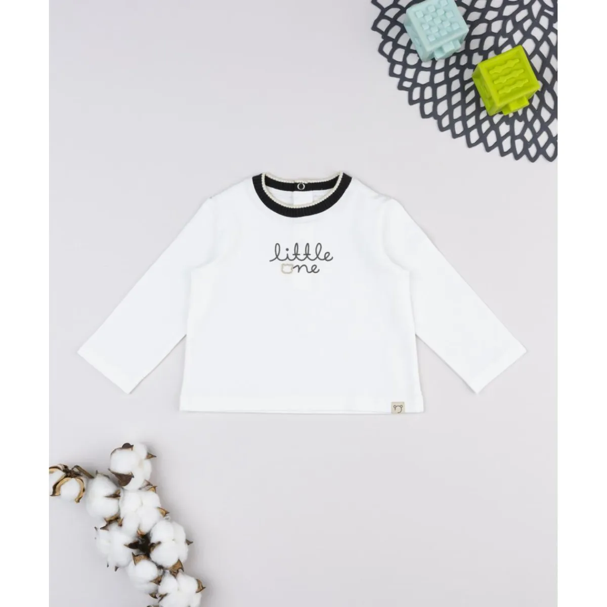 Clearance Camiseta de niño blanca “Little One” Recién Nacido·Ropa Y Accesorios|Ropa Y Accesorios·Camisetas