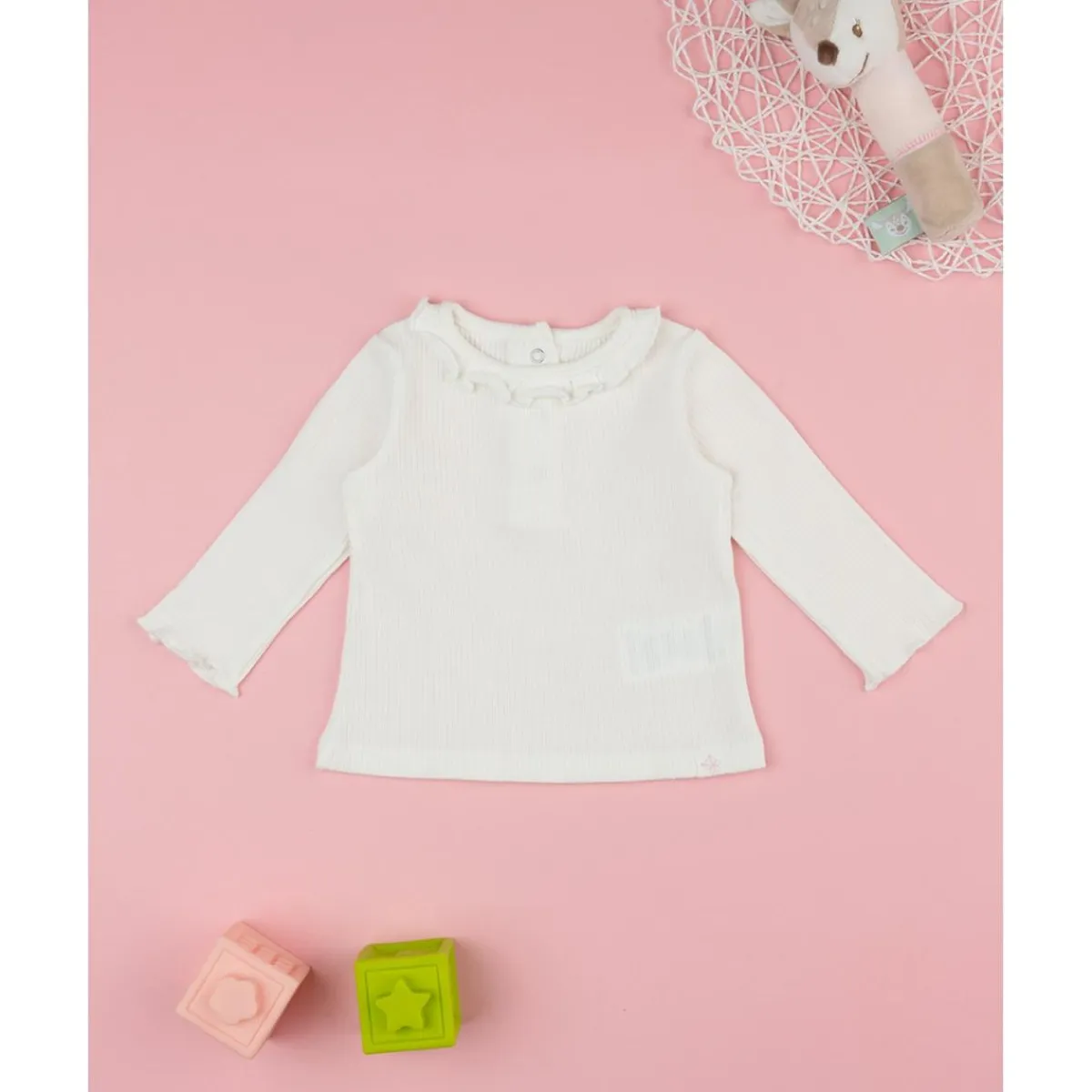 Camiseta niña blanca*Prenatal Online
