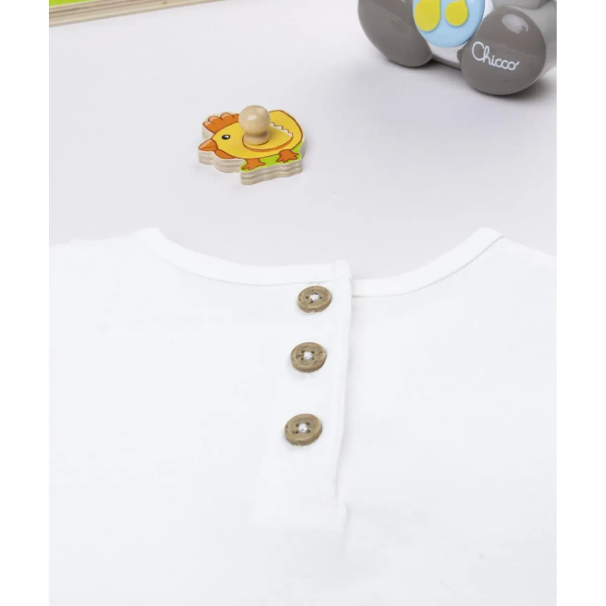 Camiseta niña blanca con zorrito*Prenatal New