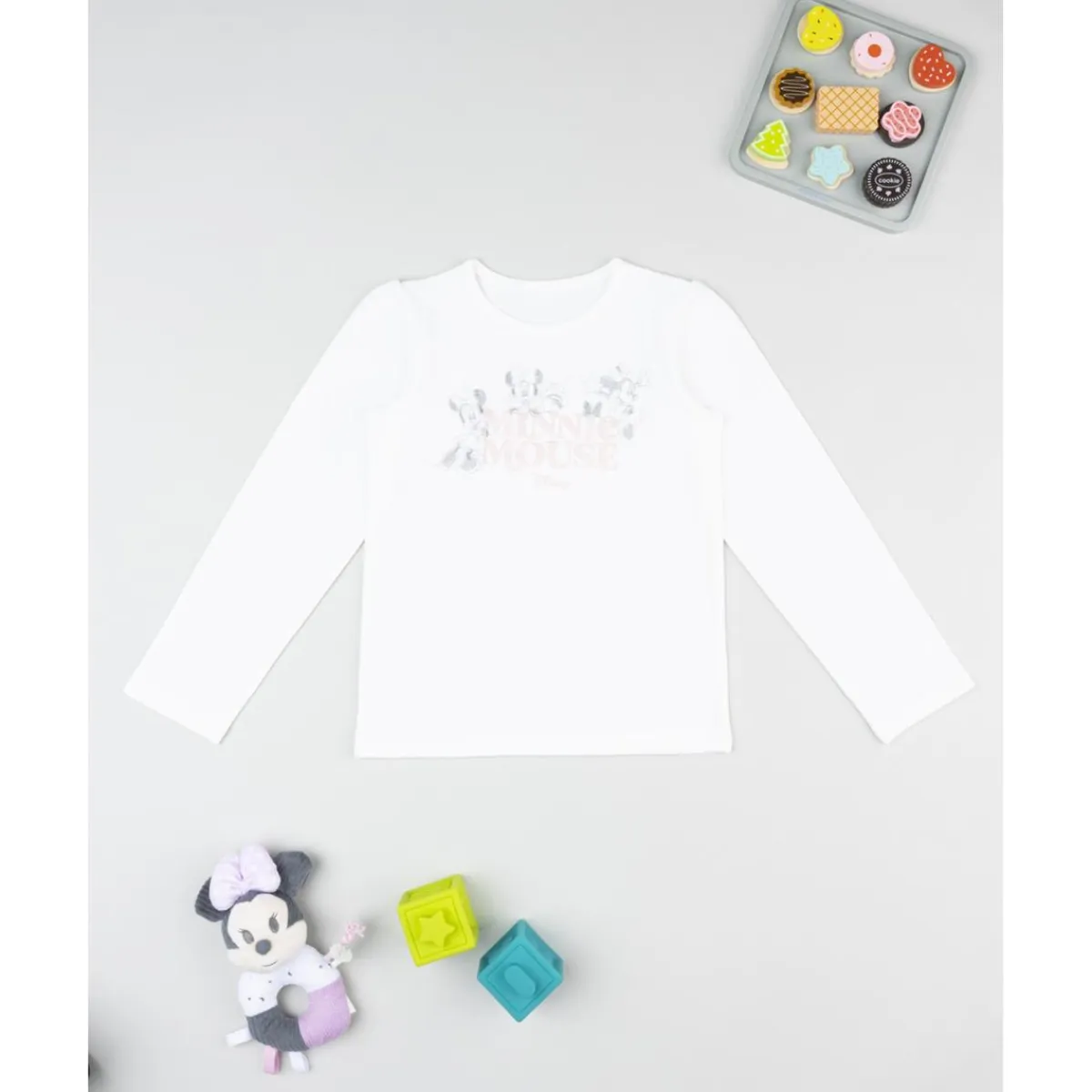 Clearance Camiseta niña blanca Minnie Niña 2-10 Años·Camisas Y Camisetas|Niña·Niña 2-10 Años