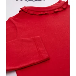 Camiseta niña roja cuello alto*Prenatal Sale