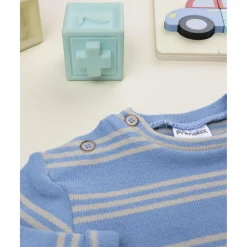 Online Camiseta niño rayas azul y gris Recién Nacido·Ropa Y Accesorios|Ropa Y Accesorios·Punto