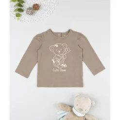 Hot Camiseta verde niña con estampado Niña 2-10 Años·Camisas Y Camisetas|Niña·Niña 2-10 Años