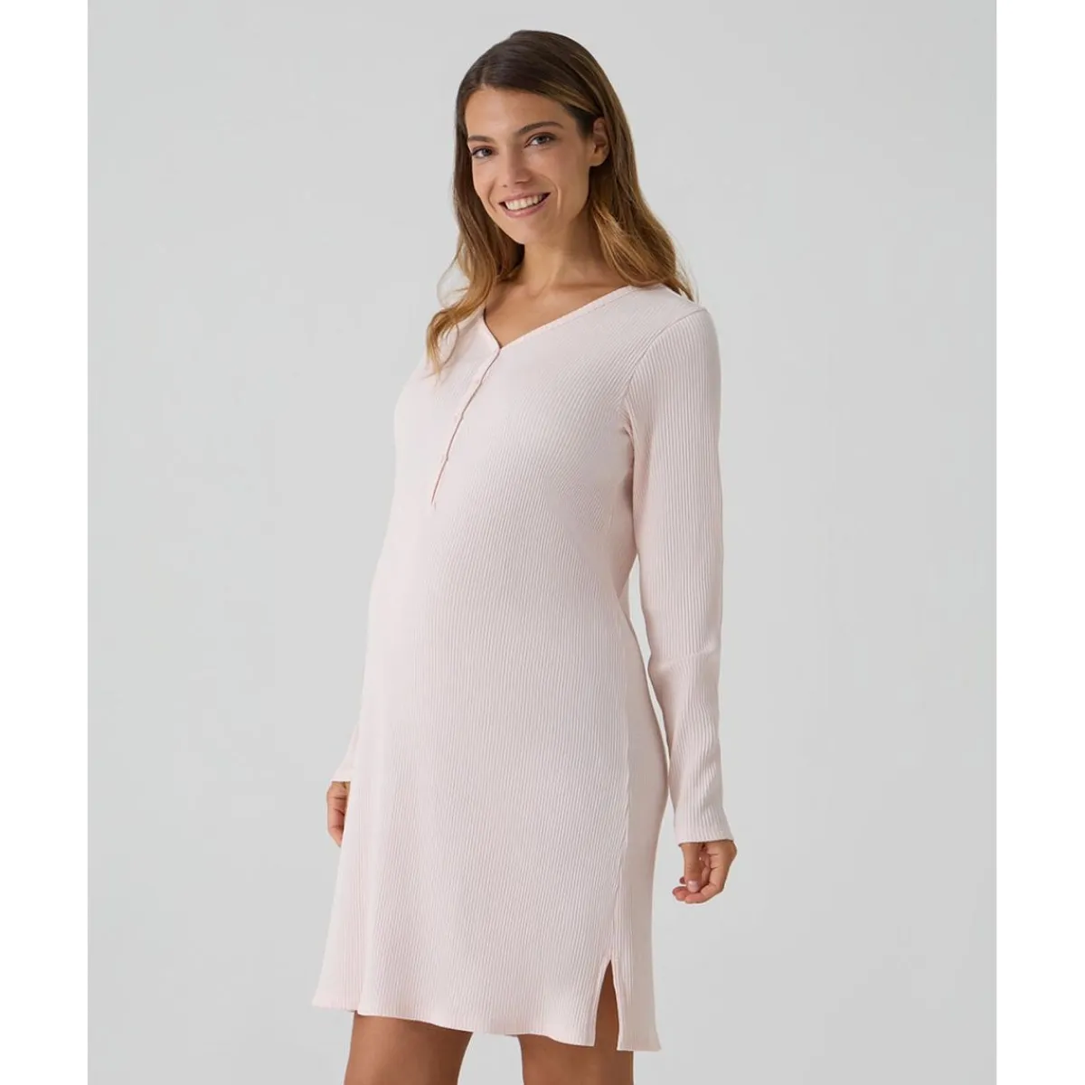 Hot Camisón premamá rosa a rayas Premamá·Íntimo Y Noche|Íntimo Y Noche·Pijamas Y Camisones
