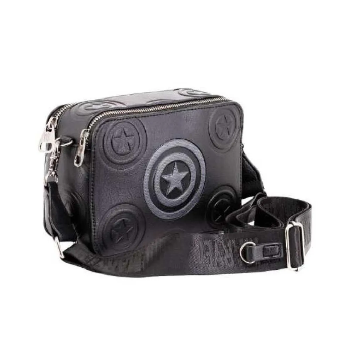 Capitán América - Bolso Ibiscuit Negro*AVENGERS Best