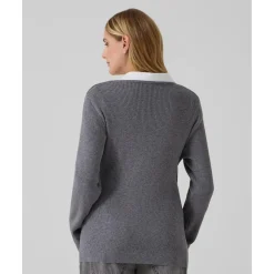 Cardigan cruzado gris premamá*Prenatal