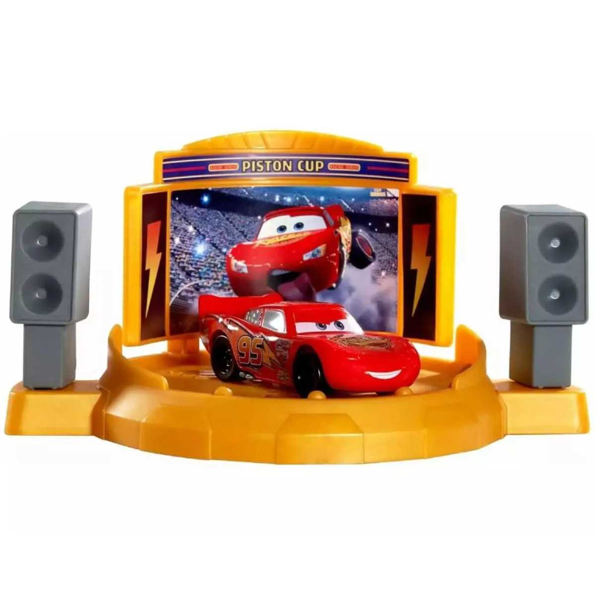 Clearance - Pista de carreras con lanzamiento Piston Cup Vehículos Y Circuitos