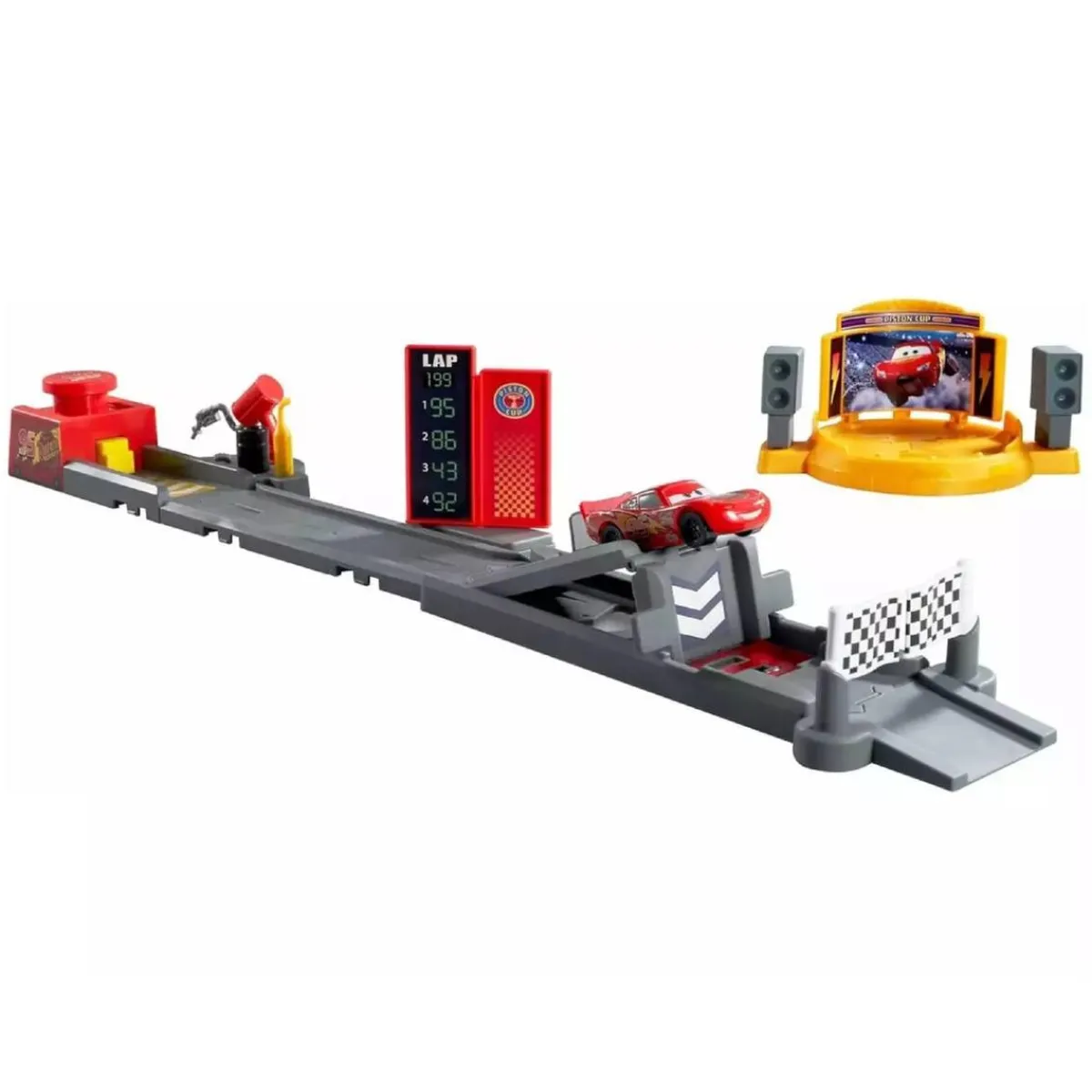 Clearance - Pista de carreras con lanzamiento Piston Cup Vehículos Y Circuitos