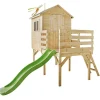 New Casa infantil de madera con tobogán Josephine Casas