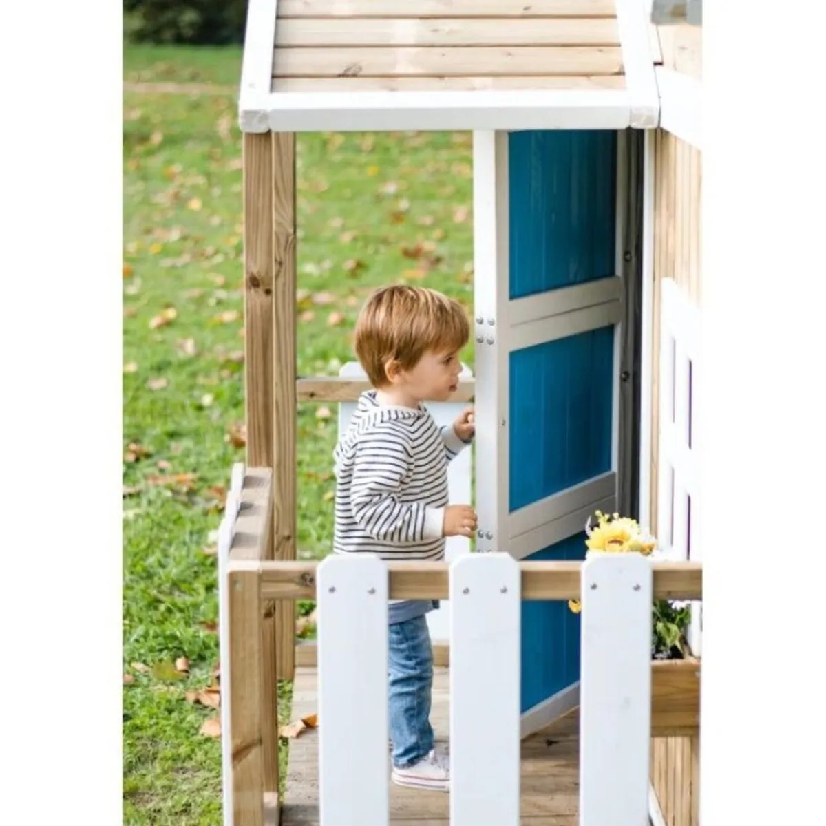 Casita infantil Olden de madera Azul*MASGAMES Hot