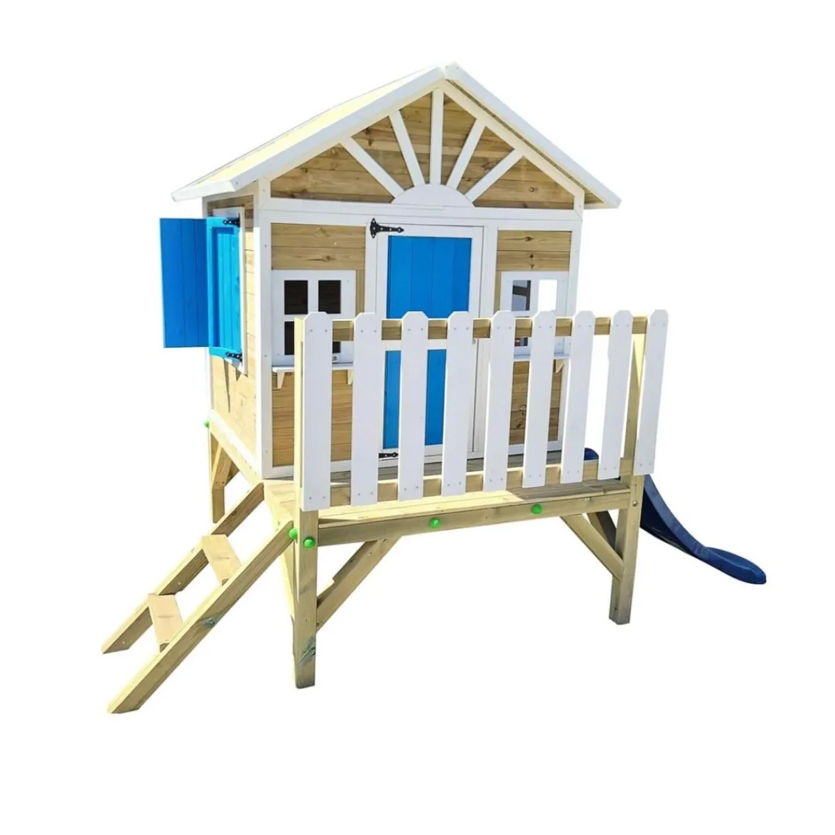 Casita Visby elevada 60 cm Azul*MASGAMES Outlet