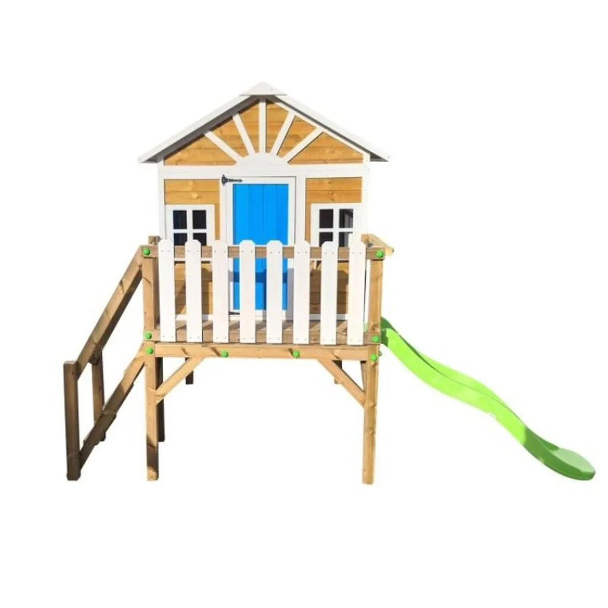 Casita Visby elevada 90 cm Azul*MASGAMES Hot