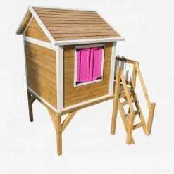Casita Visby elevada 90 cm Rosa*MASGAMES New