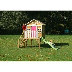 Casita Visby elevada 90 cm Rosa*MASGAMES New