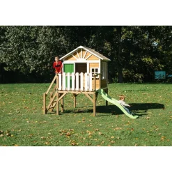 Casita Visby elevada 90 cm Verde*MASGAMES Hot