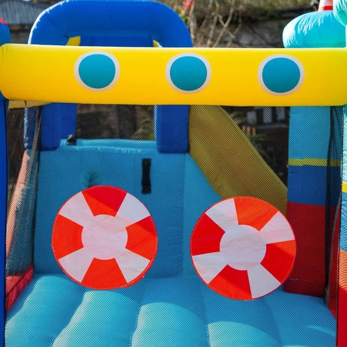 Castillo Hinchable con tobogán 265 cm*OUTSUNNY