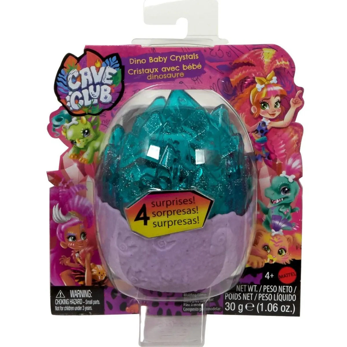Online Cave Club - Cristal Dinosaurio Bebé (varios modelos) Muñecas