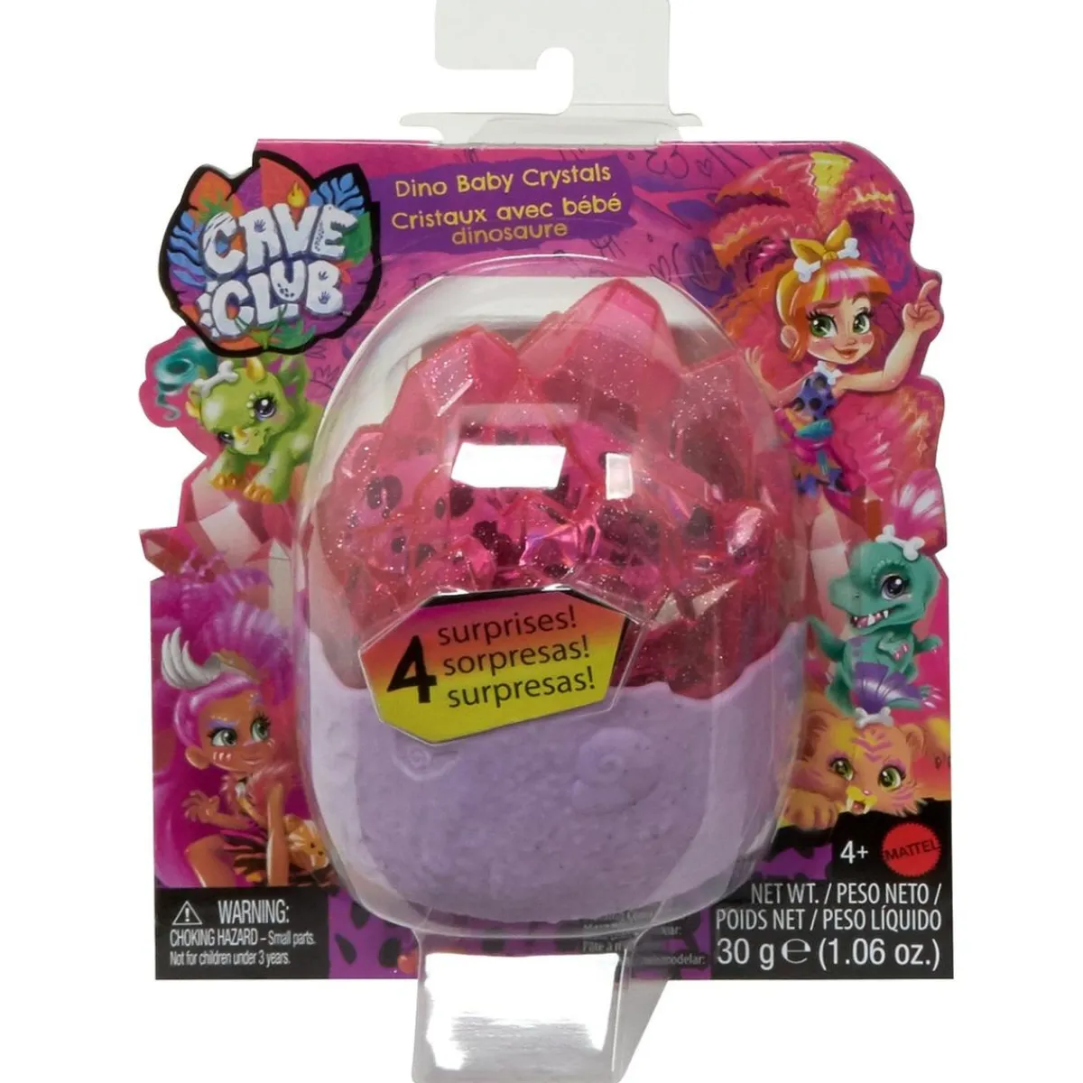 Online Cave Club - Cristal Dinosaurio Bebé (varios modelos) Muñecas