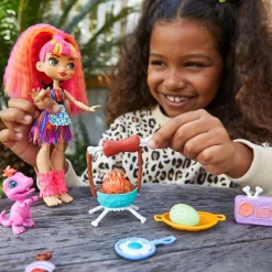 Clearance Cave Club - Muñeca Emberly - Playset BBQs Muñecas