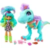 Hot Cave Club - Muñeca Rockelle y Tyrasaurus Muñecas