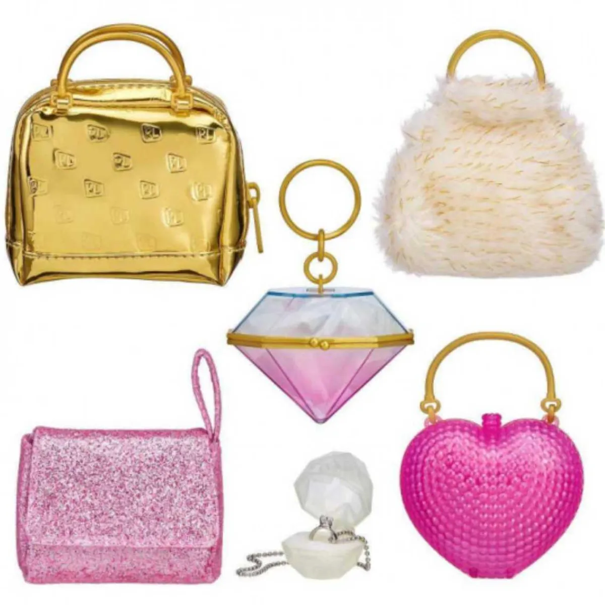 Sale - Real Littles - Set de 5 Bolsos Exclusivos Coleccionables Y Mini Mundos