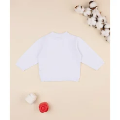 Chaqueta de punto blanca tricot conjunto de bebé*Prenatal Discount