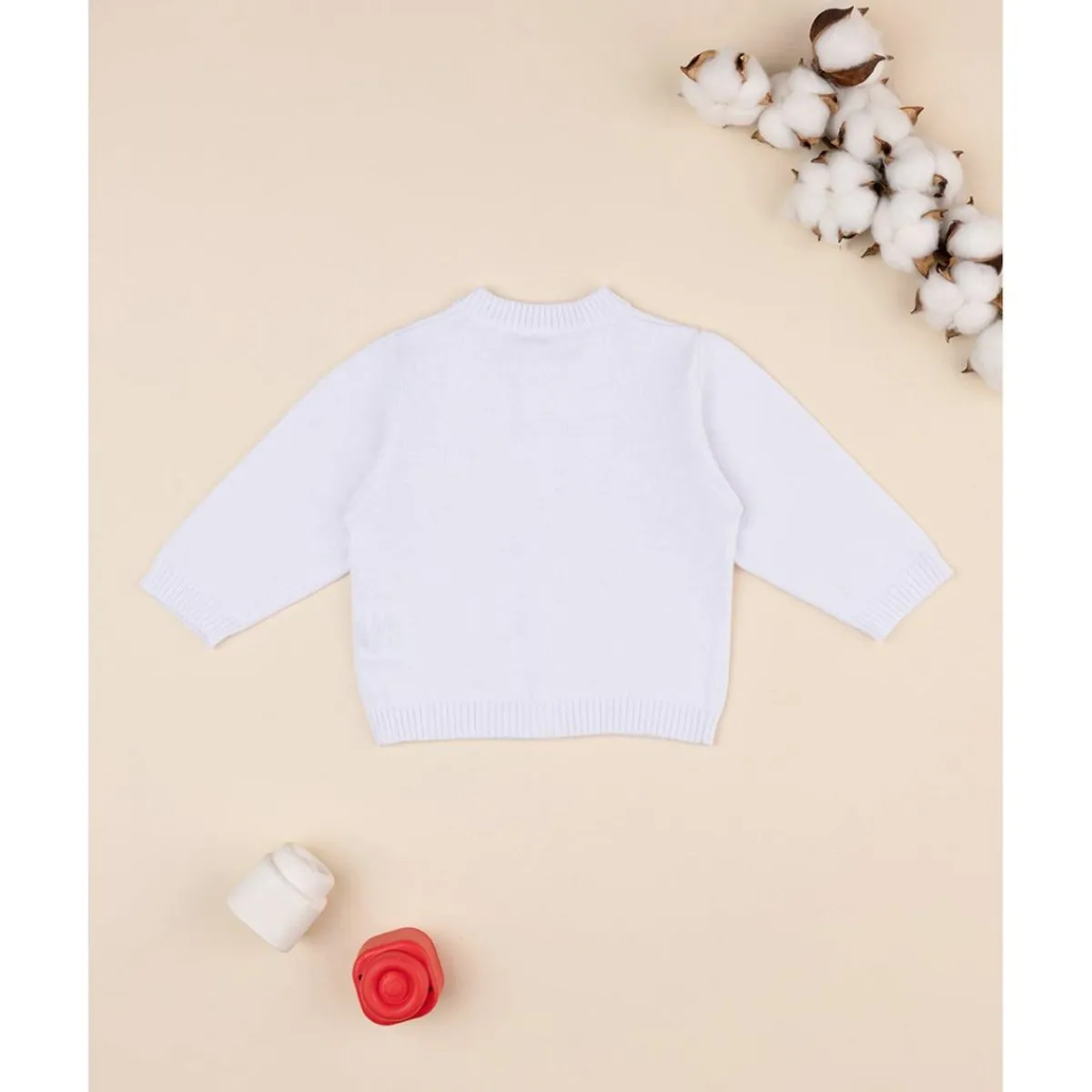 Chaqueta de punto blanca tricot conjunto de bebé*Prenatal Discount