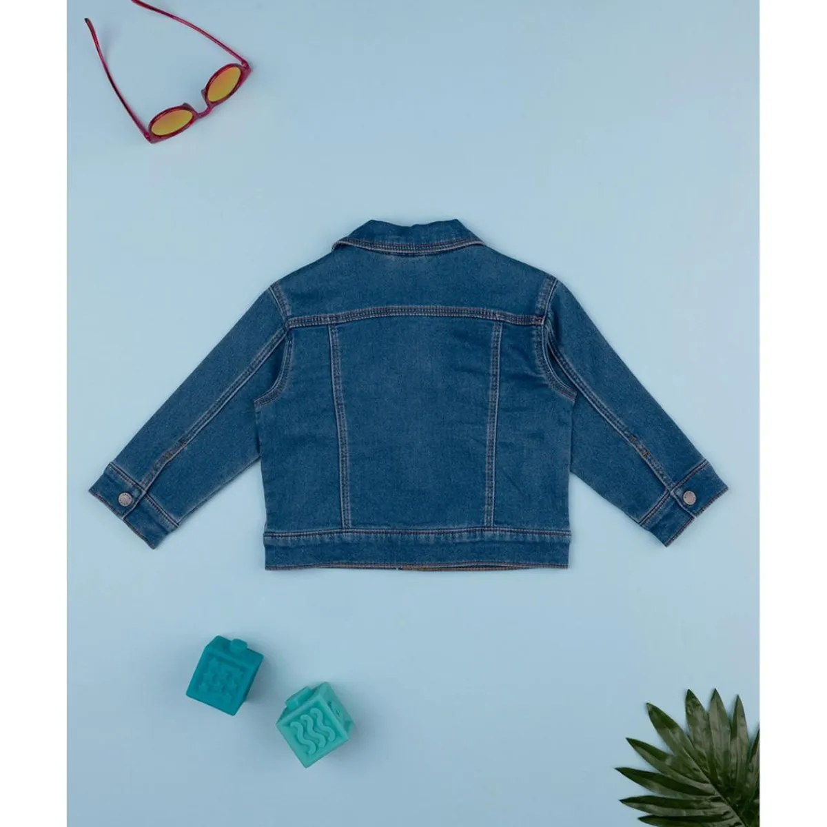 Chaqueta infantil de mezclilla clara*Prenatal Discount