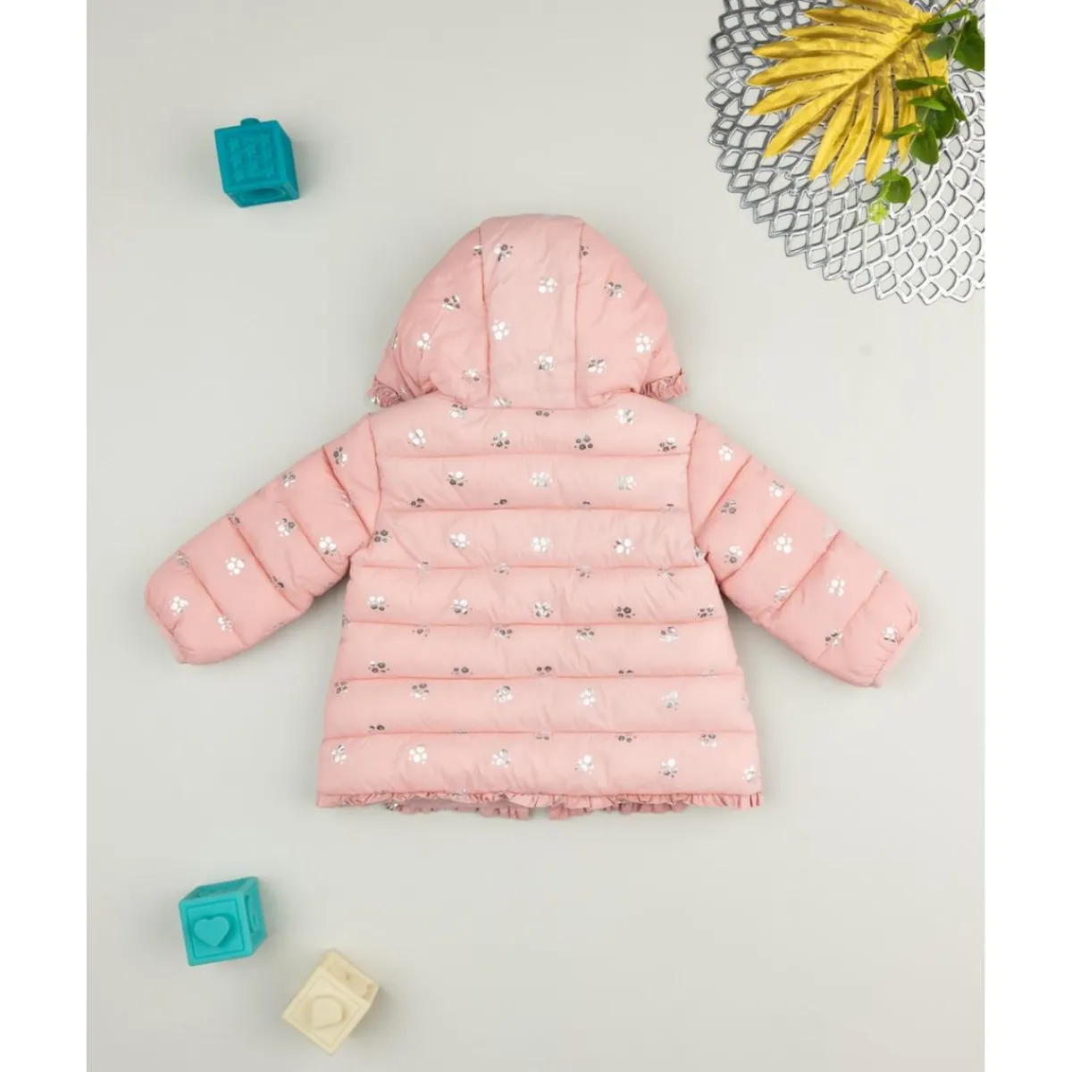 Chaqueta niña rosa con capucha*Prenatal New