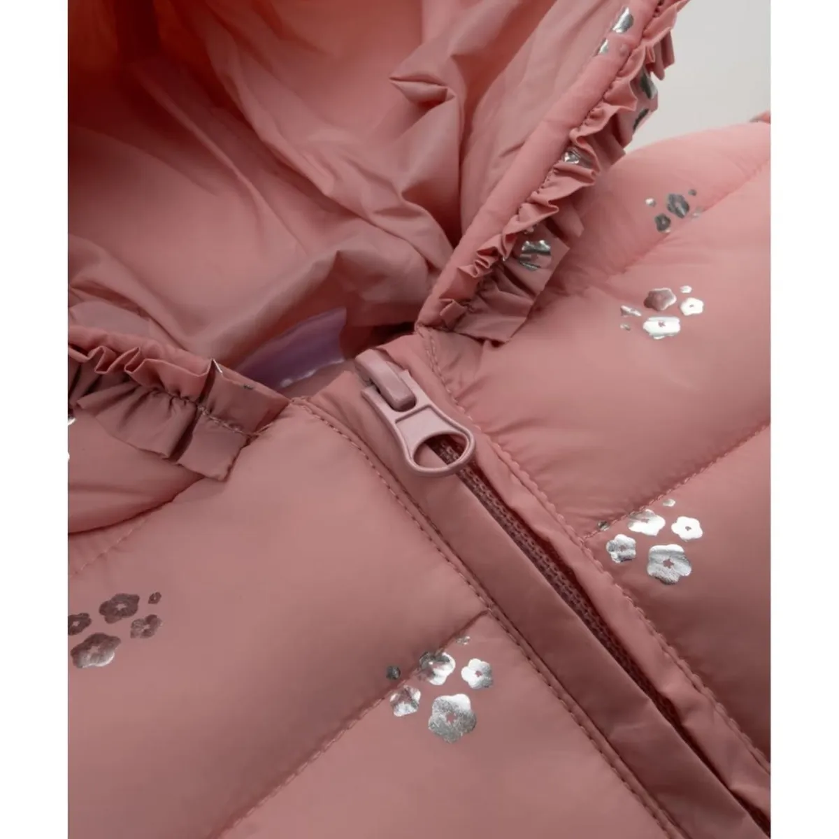 Chaqueta niña rosa con capucha*Prenatal New