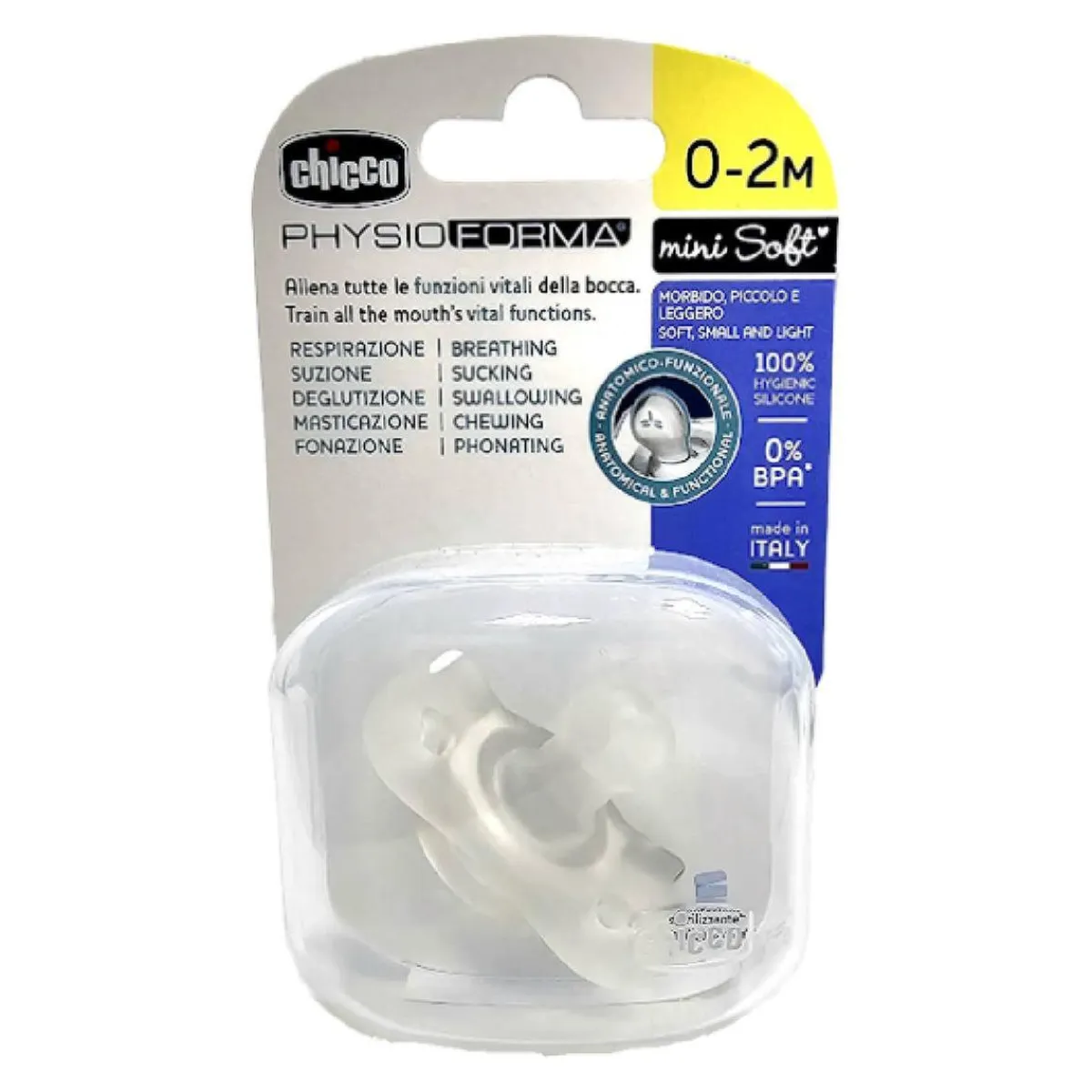 Sale - Chupete Physio Mini Soft 0-2M - Transparente Biberones Y Chupetes·Chupetes