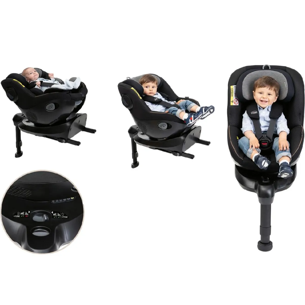 Best - Silla de coche Seat105 i-Size posh negro (40-105cm) Sillas De Coche·Desde 40 A 105 Cm