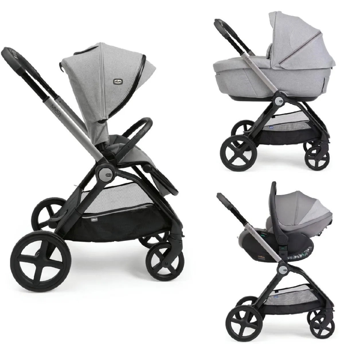 Hot - Trio Mysa Gran Comfort y First Seat Recline Lunar Rock Trío Y Accesorios·Trío Y Dúo